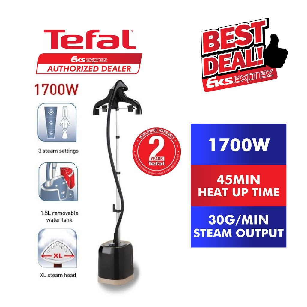 Tefal Garment Steamer Expert Precision (1700W) IT3420, TV & Home Appliances, Irons & Steamers on