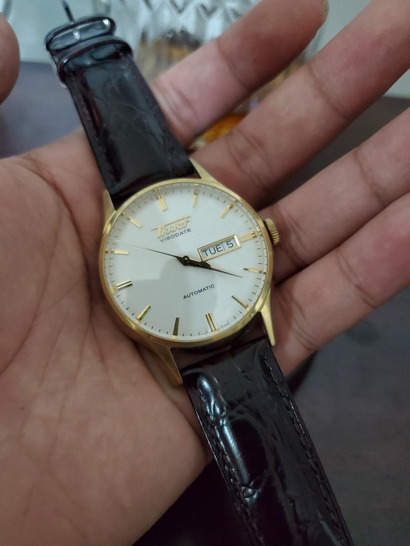 Tissot heritage visodate gold hot sale
