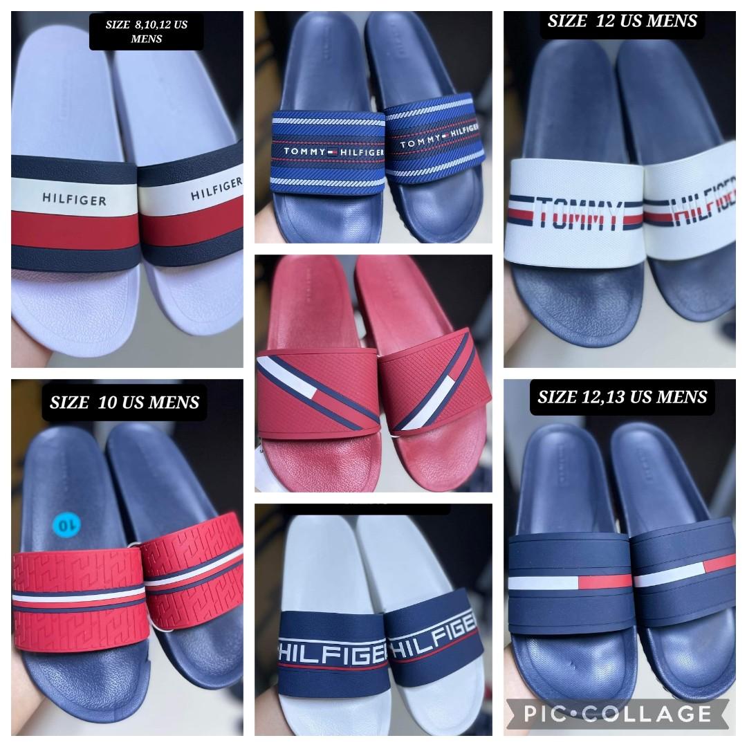 Tommy Hilfiger Mens Slides, Men's Fashion, Footwear, Slippers & Slides