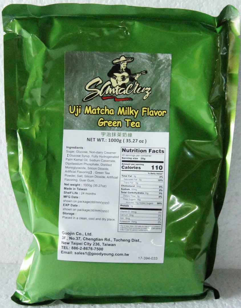Uji Matcha Milky Flavor Green Tea 1kg (P48), Food & Drinks, Packaged