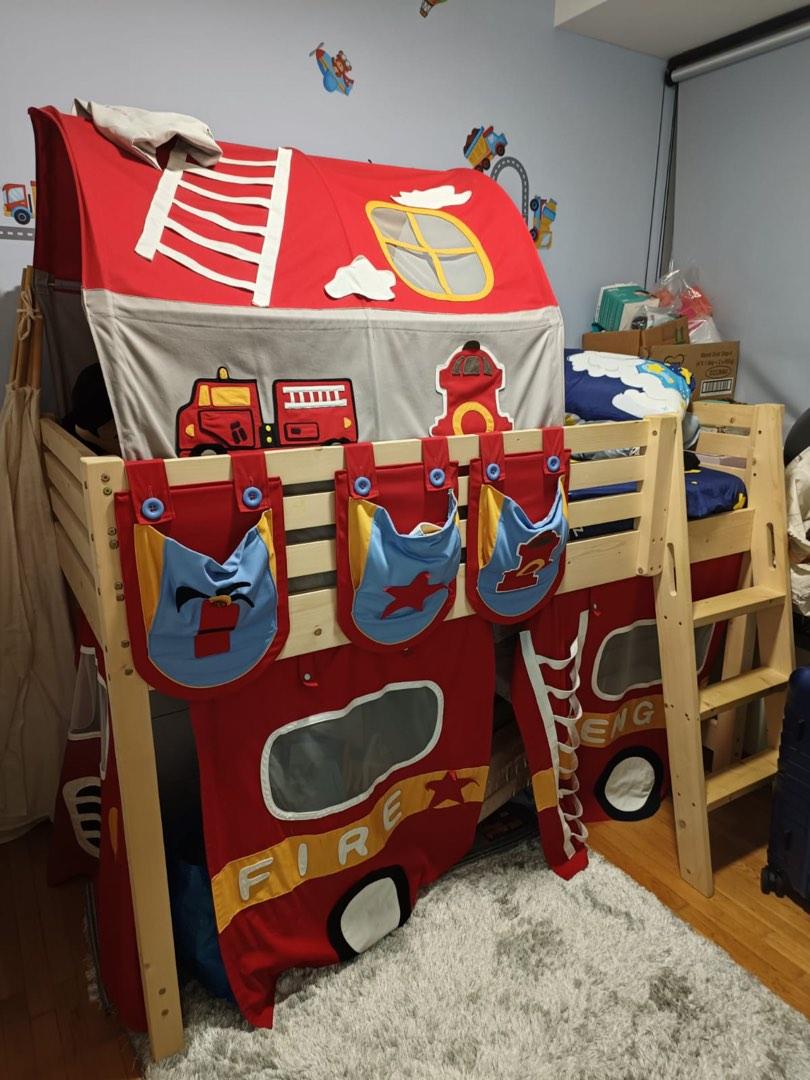 Used Children Fire Engine bed, Babies & Kids, Baby Nursery & Kids