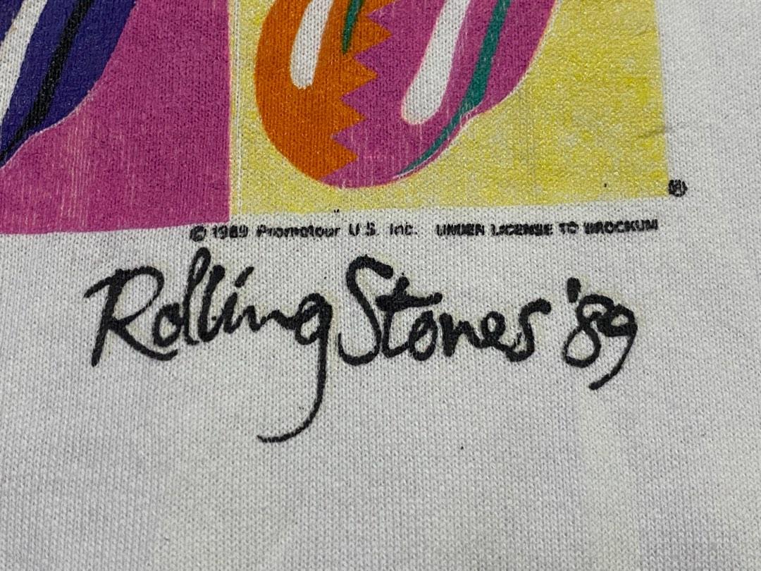 Vintage 80s Sweatshirt Rolling Stones, Men's Fashion, Activewear