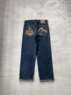 Vintage Evisu White Line Selvedge Denim Jeans Pants Japan