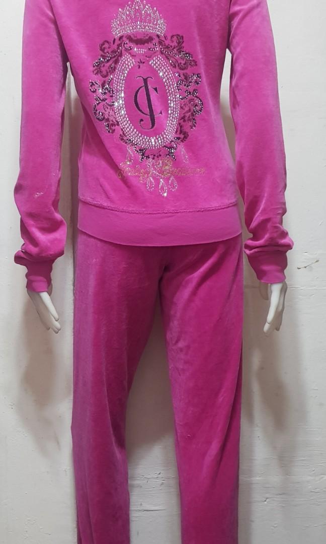 Vintage Y2k Juicy Couture TrackSuit Set Matching Blue XS Small Jacket Pants  Rare