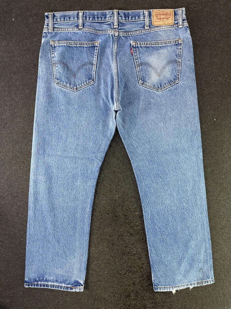 Vintage Levis 505 Stone Wash Jeans 42 x 29 J355 Men s Fashion