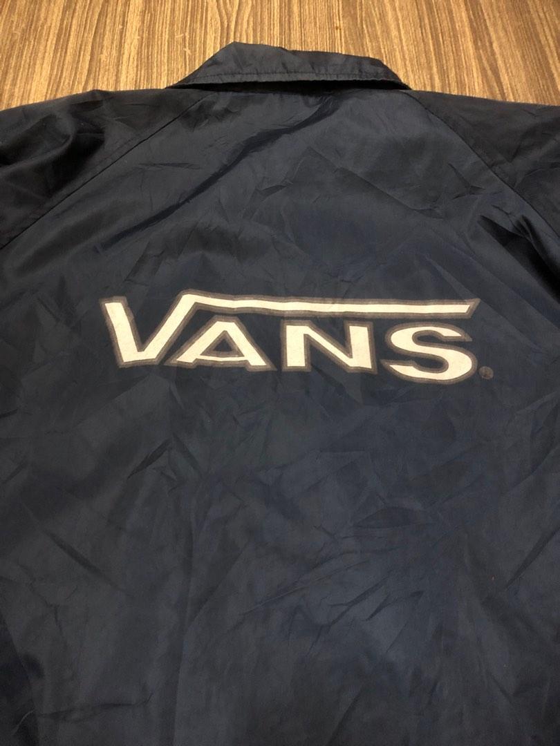 Vintage Vans Usa Classic Logo Coach Jacket, Men's Fashion, Coats