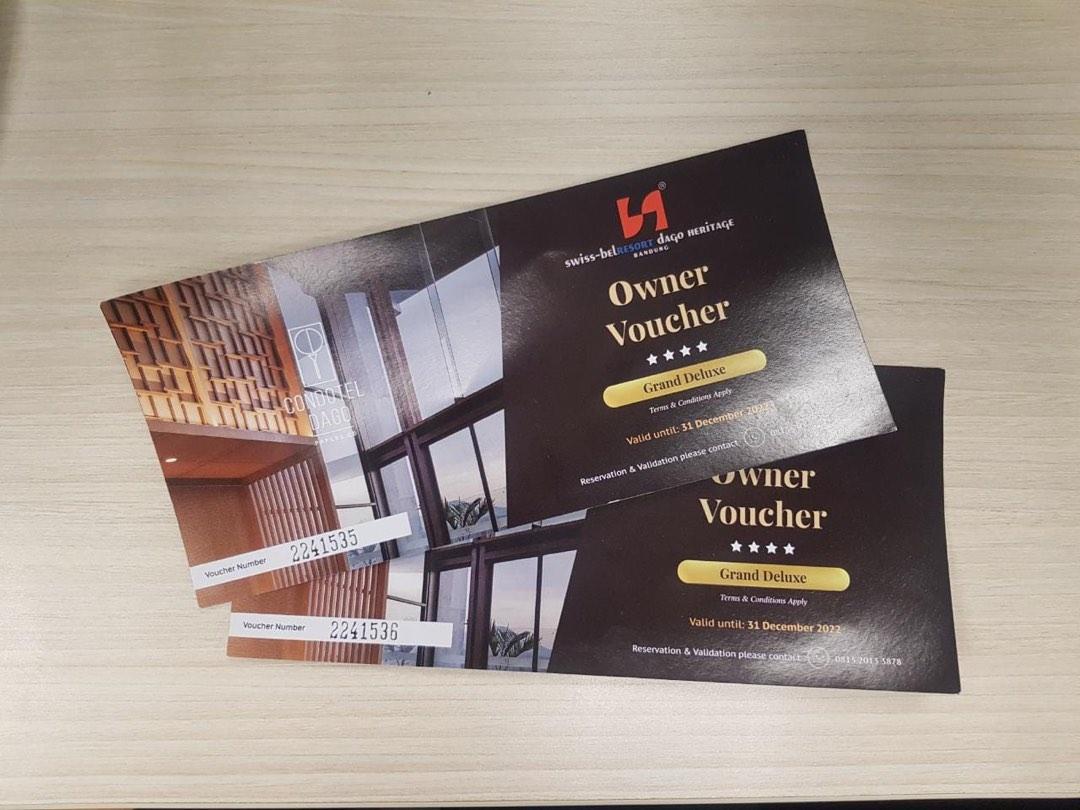 Voucher swiss bell hotel bandung, Tickets & Vouchers, Gift Cards & Vouchers on Carousell