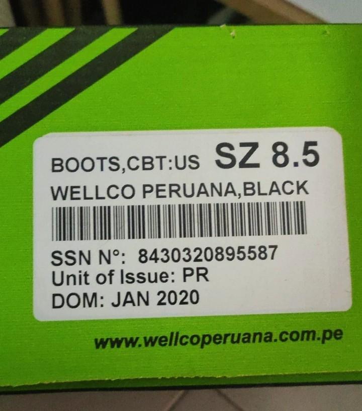 WELLCO PERUANA Military Footwear, Men's Fashion, Footwear, Boots on