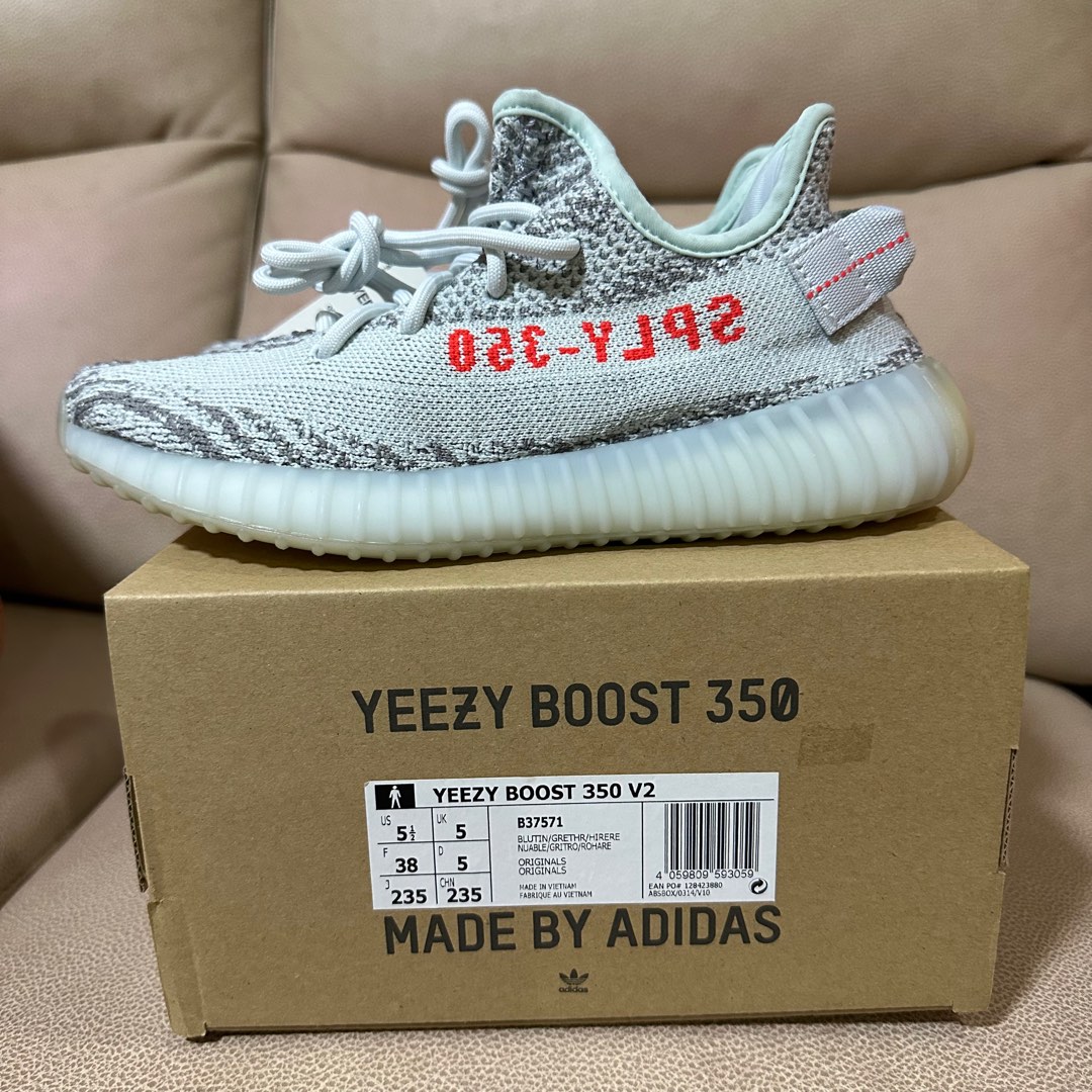 Real yeezy blue clearance tint