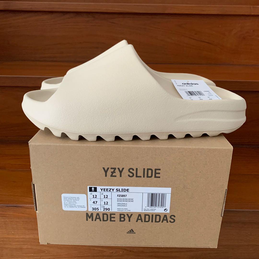 yeezy slide bone color