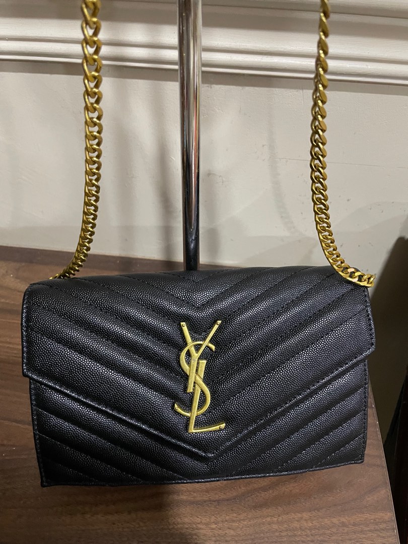 YSL Caviar Leather Women s Fashion Bags Wallets Cross body Bags on Carousell