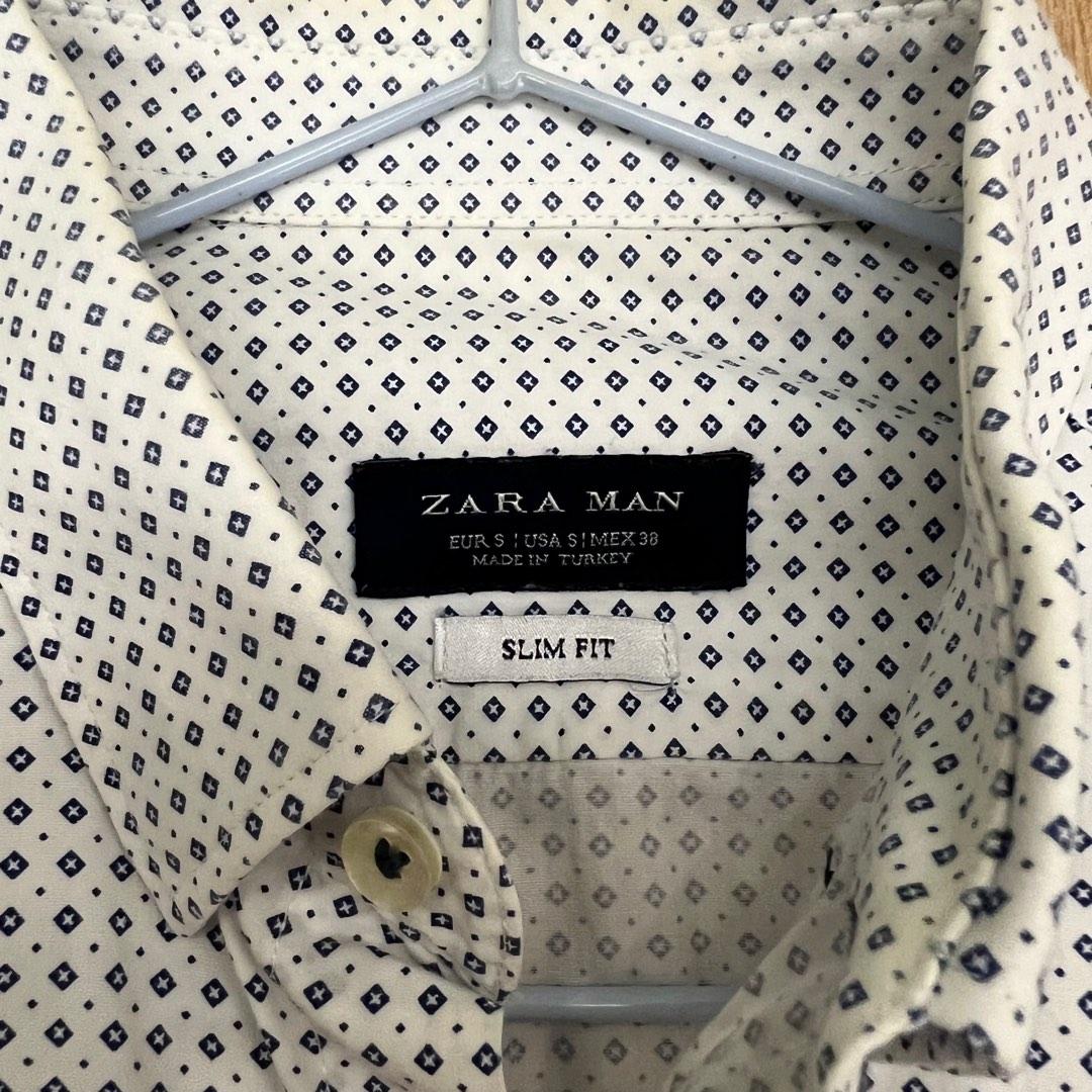 Zara shirt (Category: Formal Shirts) located in Makati City. Submitted by davedeesdee (Listing ID 1191391949, Image 1). Description: Size small 18 x 29 inch Bgc meetup or pickup at acacia estates Taguig 9/10.