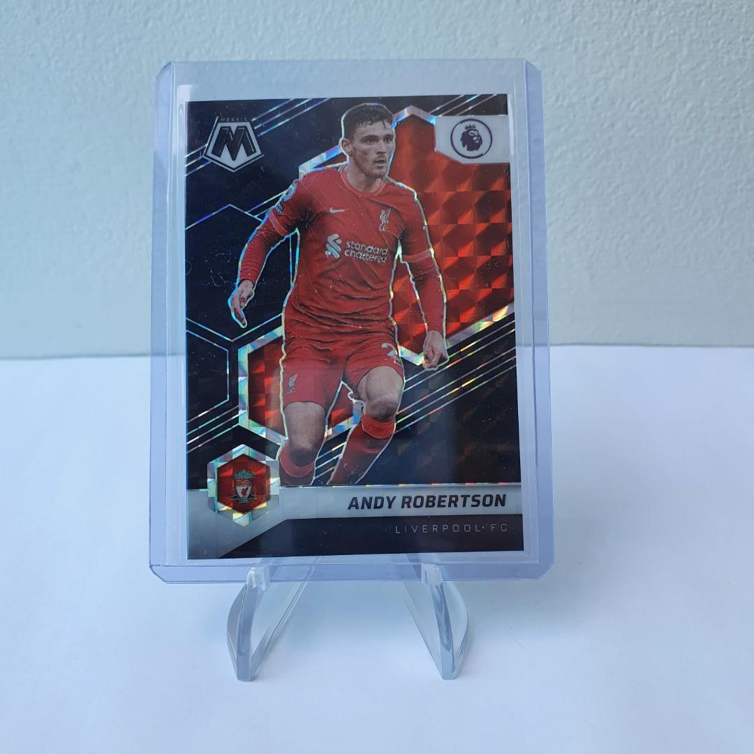 *1 OF 1* Andy Robertson 2021-22 Panini Mosaic EPL Black 1/1 Liverpool Card