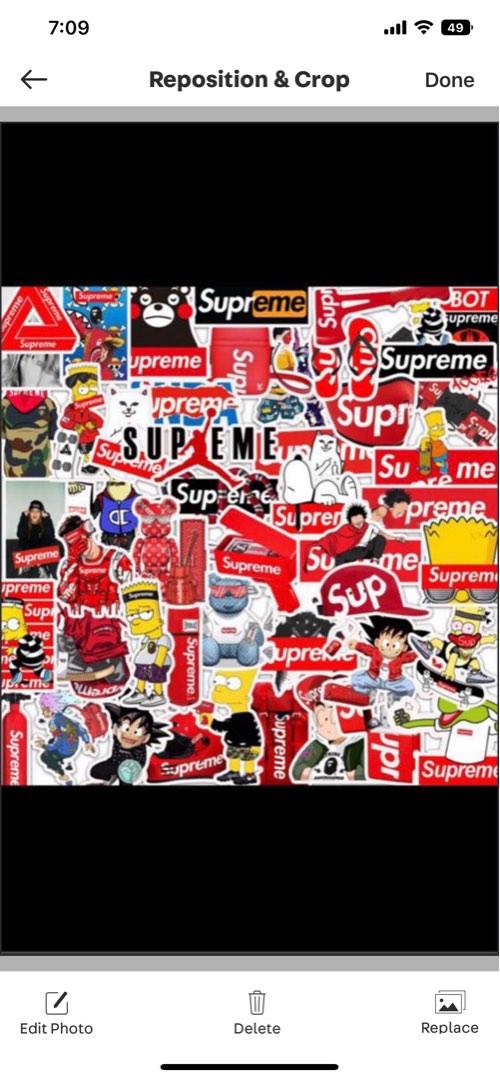 Supreme scooter stickers 2025