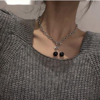 黑櫻桃 🍒 項鍊 櫻桃 飾品