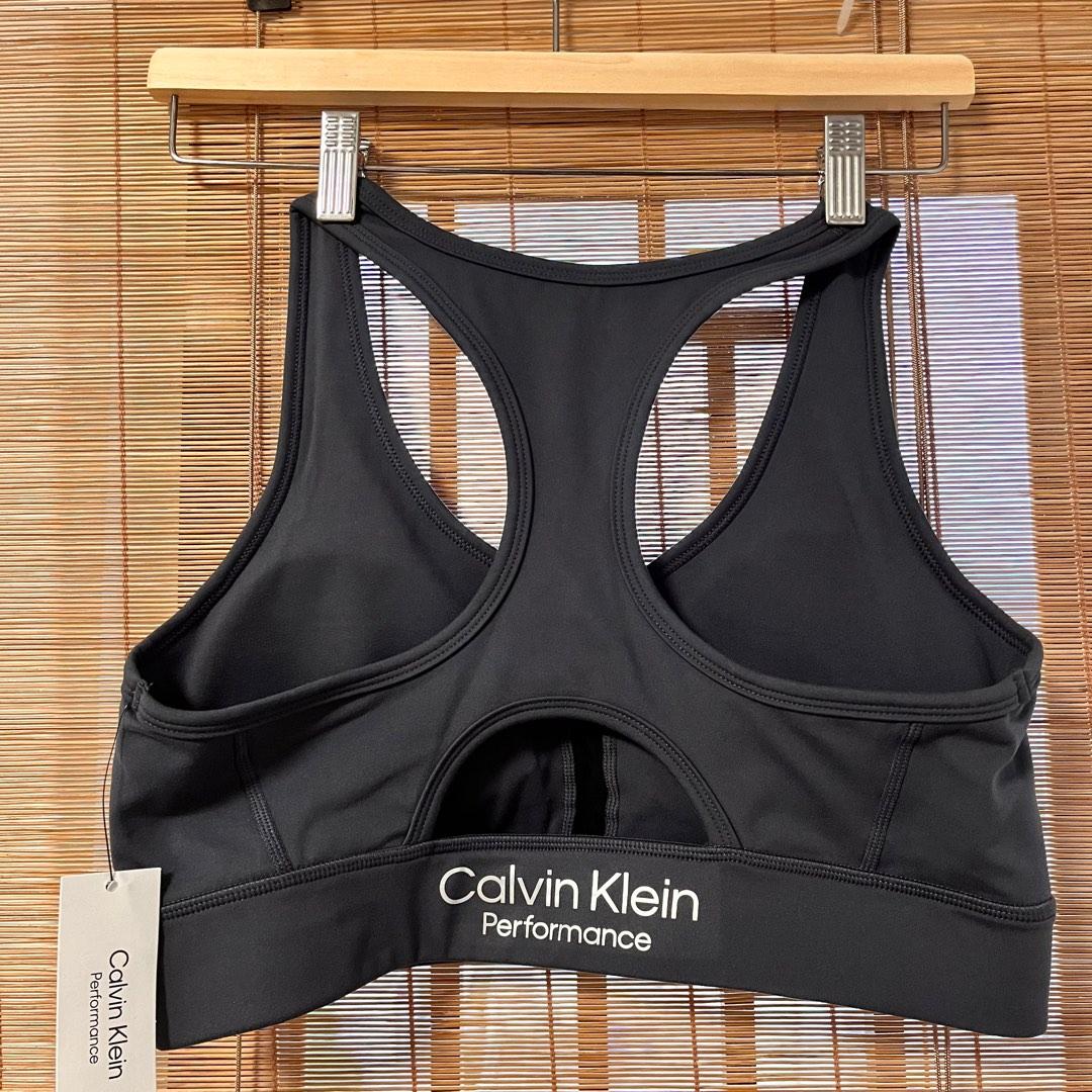 Calvin Klein CK sport bra 運動內衣灰色, 女裝, 運動服裝- Carousell