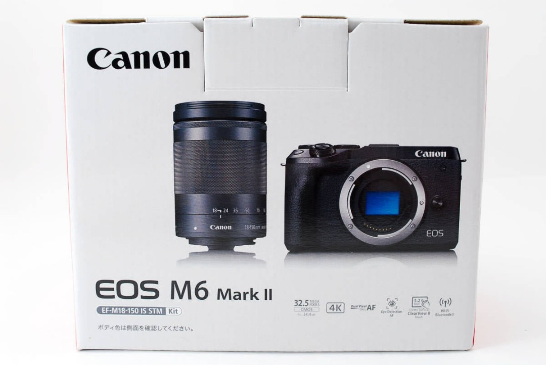 未使用Canon Canon EOS M6 Mark II EF-M18-150 IS STM 黑色黑色鏡頭