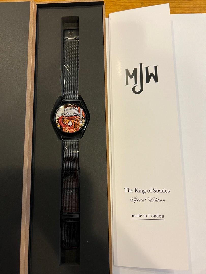 全新絕版 Mr.Jones watch 英國手工機械錶 King of Spade, 手機及配件, 智慧穿戴裝置及智慧手錶在旋轉拍賣