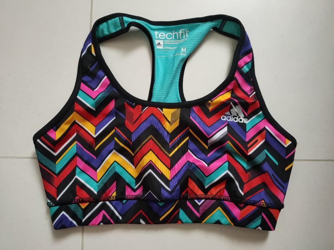 Adidas Climacool Sports Bra Multicolour Women s Fashion Activewear on Carousell