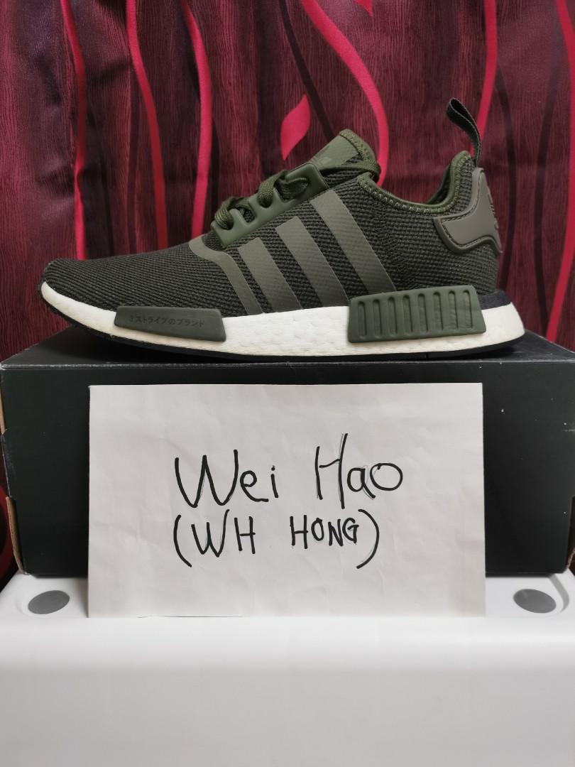 Adidas nmd r1 olive japan clearance