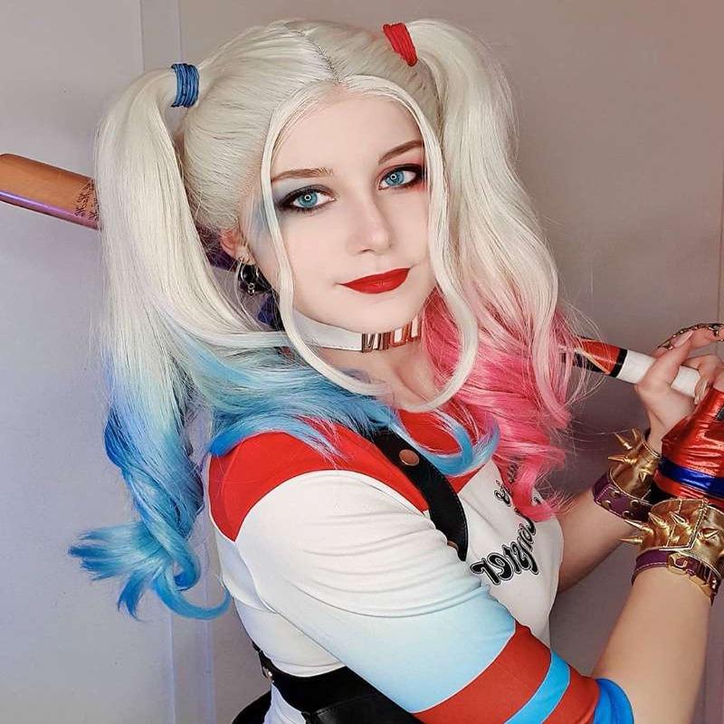 Halloween Adult Harley Quinn Costume Cosplay Suicide Squad Women