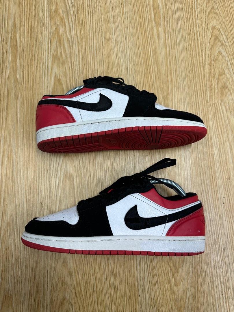 Air jordan 1 store low black toe uk