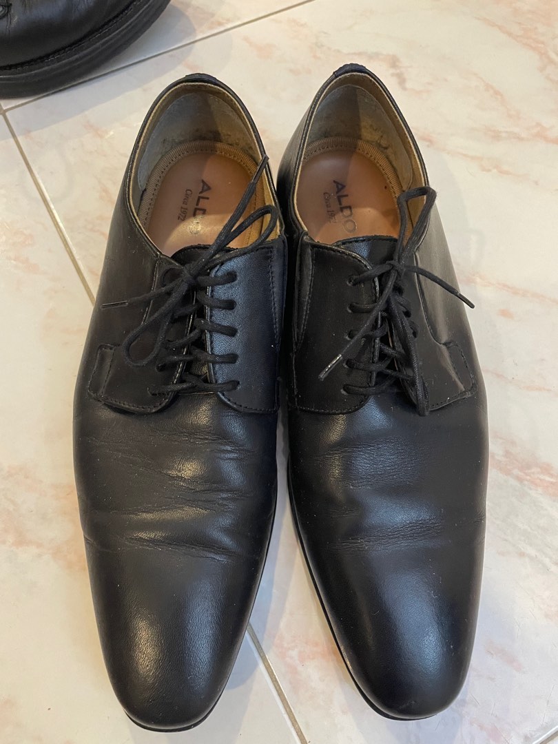 Aldo black shop shoes mens