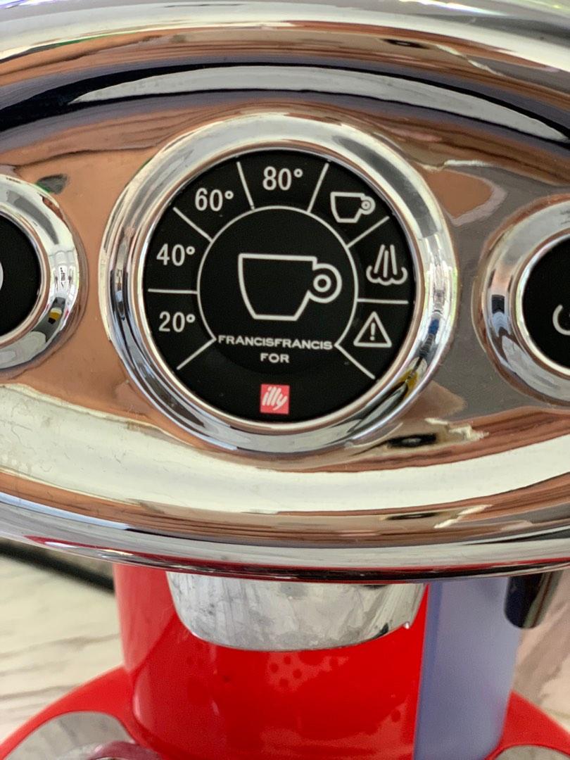 Almost New Illy Coffee Machine X7.1 iperEspresso Machine Red, TV