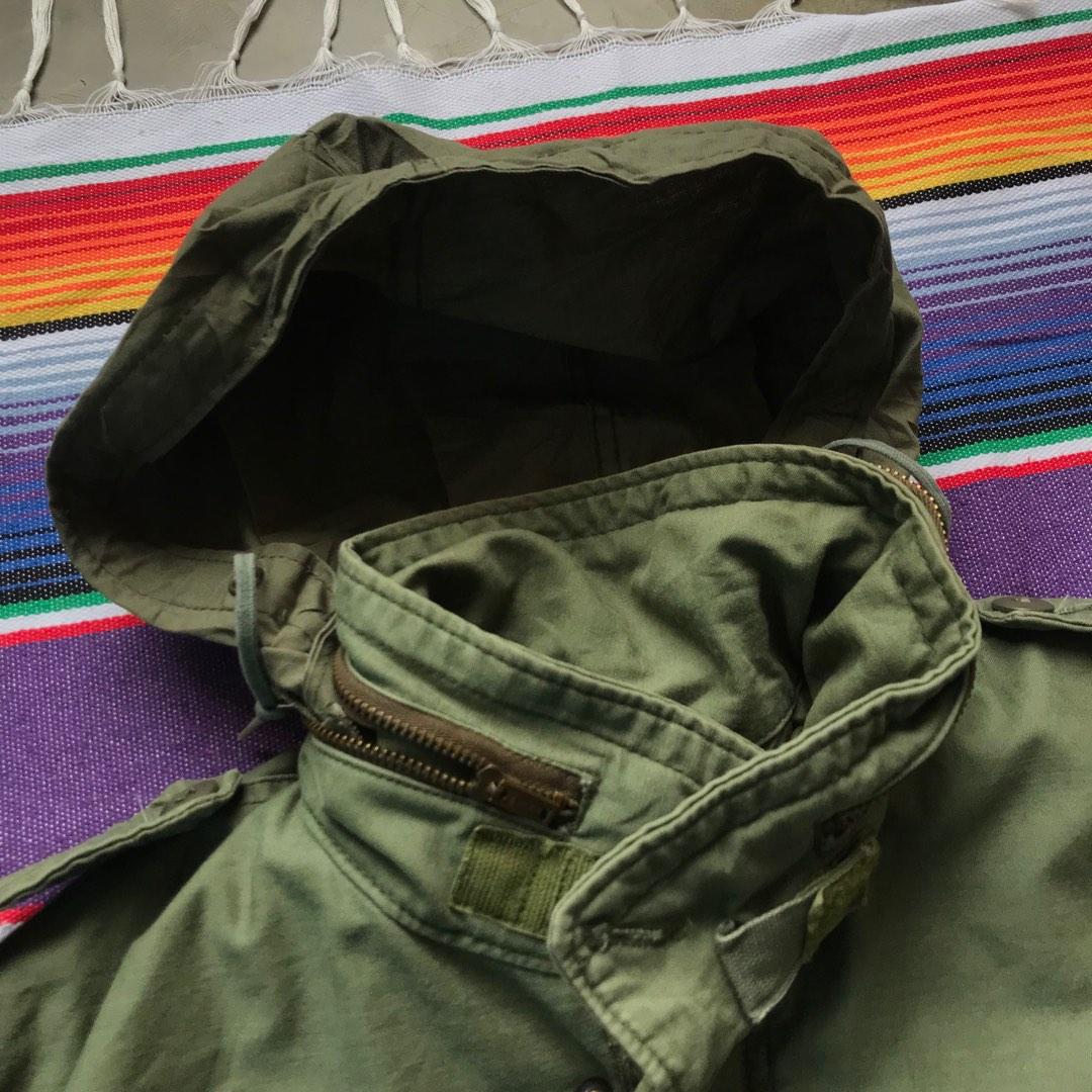 Alpha Industries M65 Olive Green Military jaket parka vintage og 107