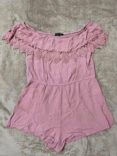 Ambiance old rose romper