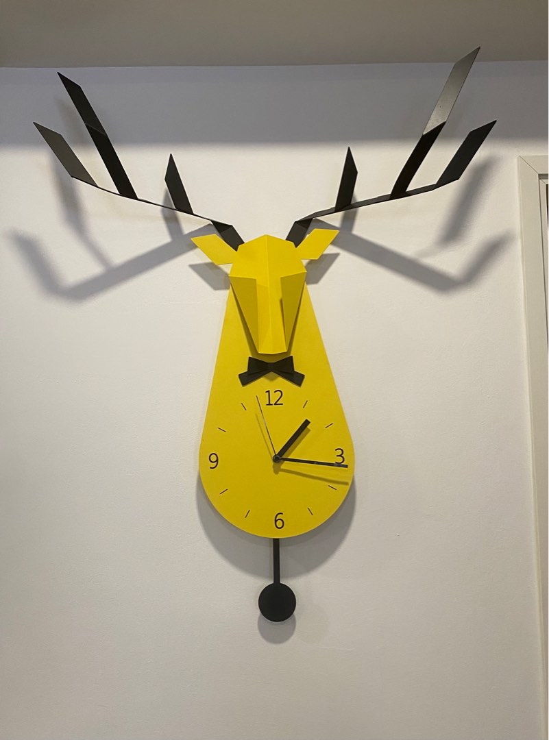 Artistic wall clock, Furniture & Home Living, Home Decor, Wall Decor on