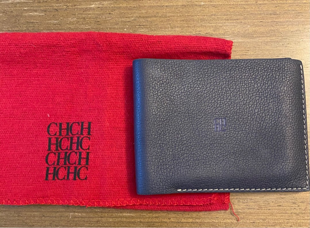 Authentic Carolina Herrera Bi Fold Wallet Men s Fashion Watches Accessories Wallets Card Holders on Carousell