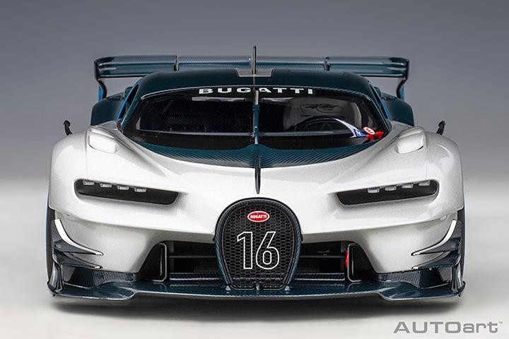 全新現貨AutoArt 1/18 BUGATTI VISION GRAN TURISMO (SILVER/BLUE