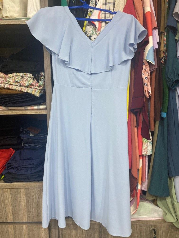 LeChic Baby Blue Dress, Women's Fashion, Dresses & Sets, Dresses on