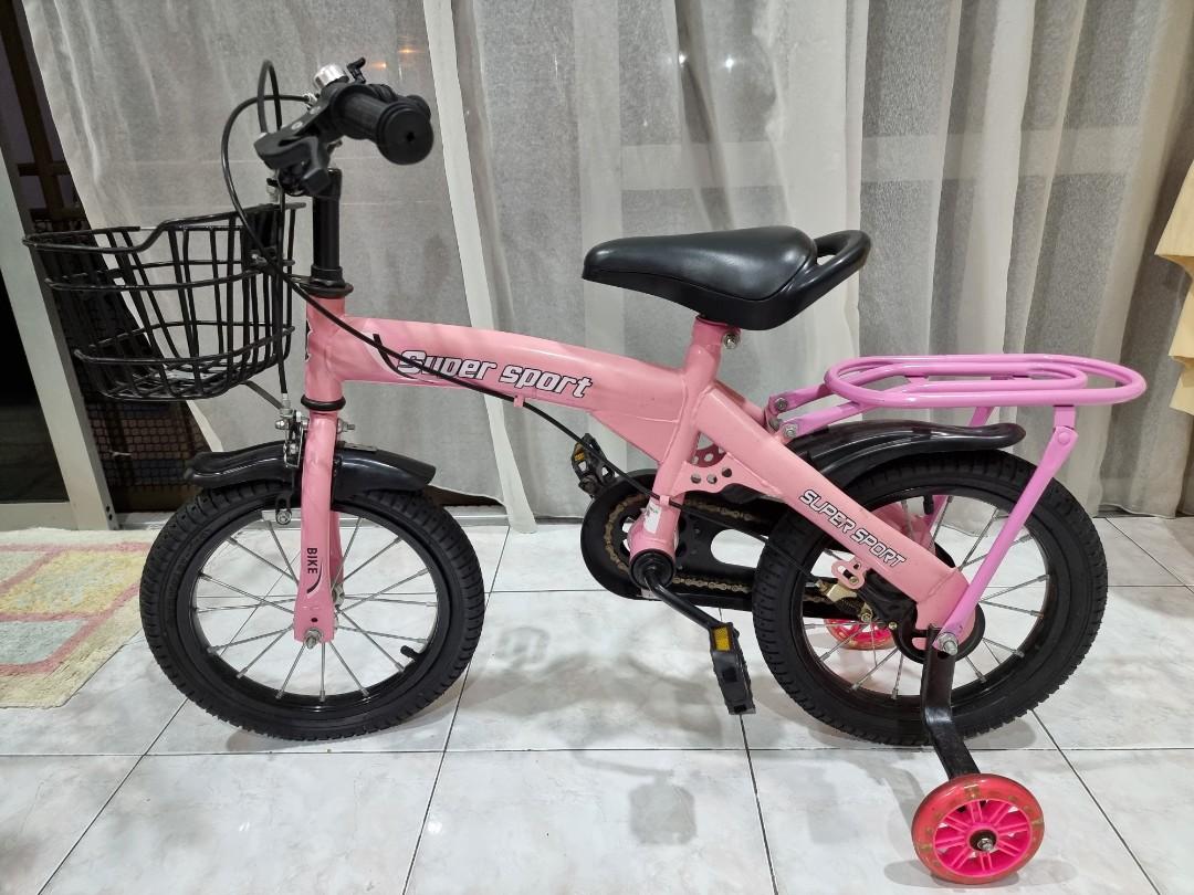 Pink bicycle for 3 year old on sale