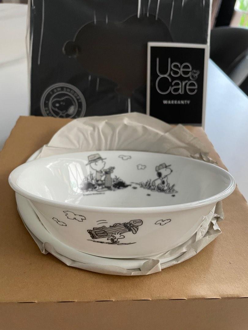 🖤🤍BNIB Limited Edition Corelle x Peanuts Set of cereal bowls