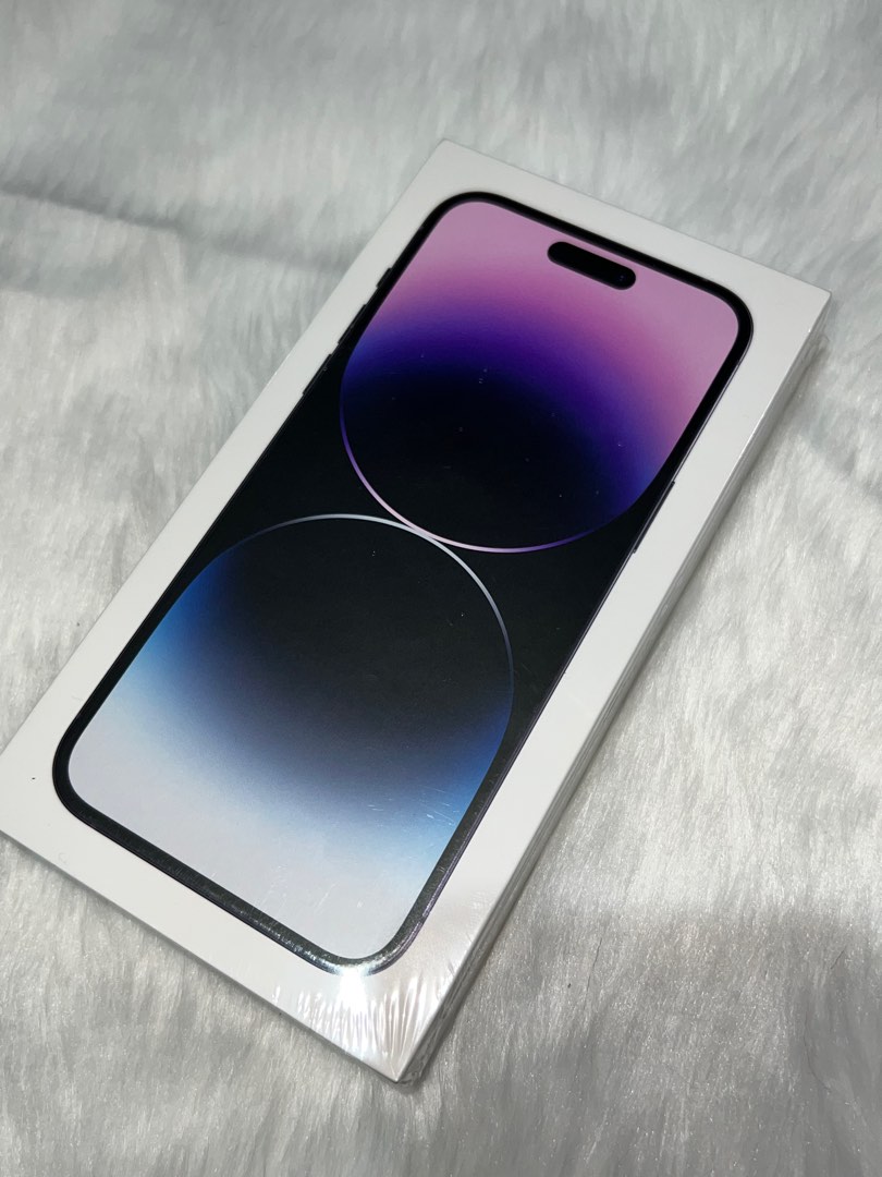 BRAND NEW SEALED IPHONE 14 PRO MAX 256gb DEEP PURPLE, Mobile Phones