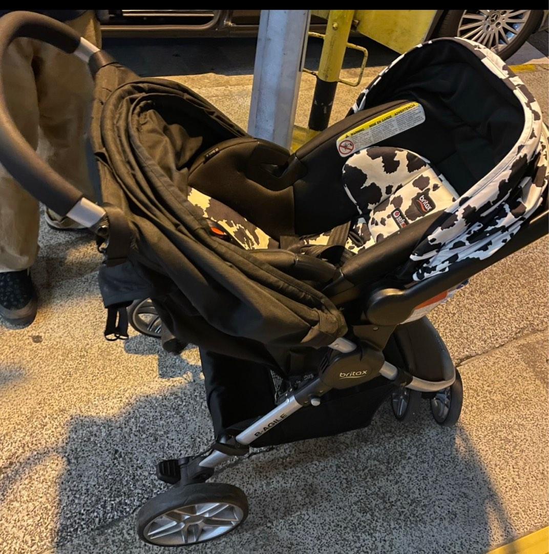 Britax b lively b safe ultra travel system top