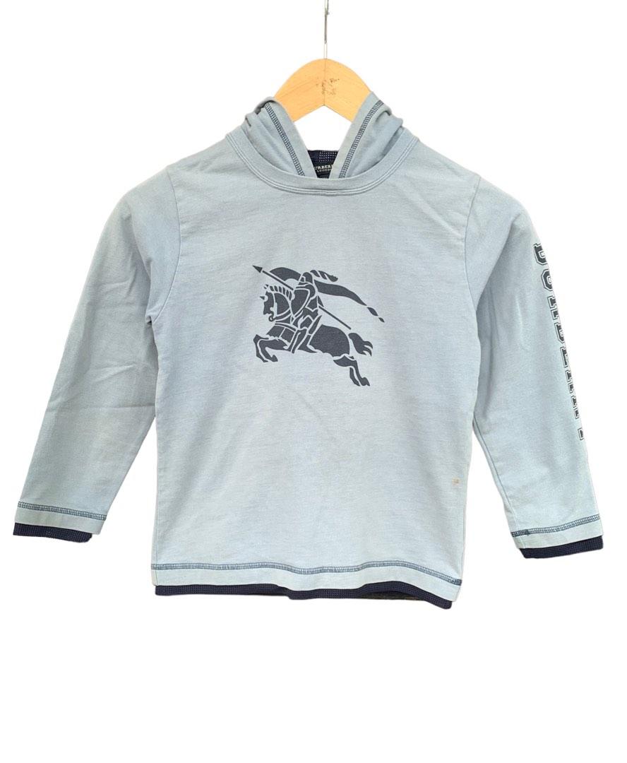 Burberry hoodie kids green sales