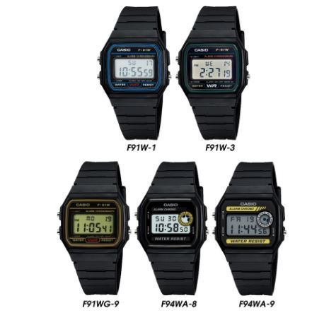 Casio f91w metal strap discount