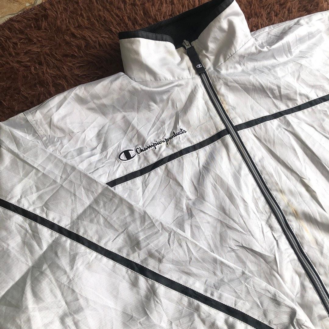 Champion windbreaker silver outlet