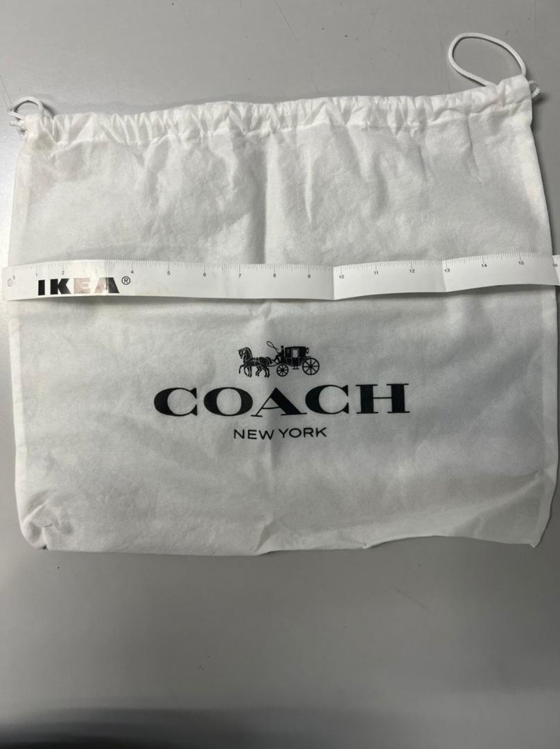 Coach dust sales bag cover