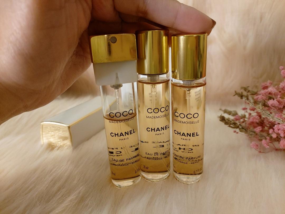 Chanel Coco Mademoiselle Mini Twist and Spray Eau de Parfum Intense 3x 7ml  BNIB 