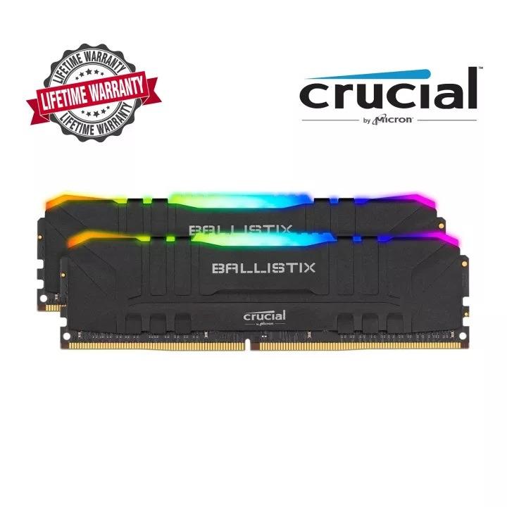 Crucial Ballistix RGB 16GB 2x8 Ram 3200mhz Computers Tech
