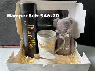Customised Gift Hamper Set Marble Giftbox giftset office colleagues boss supervisor farewell last day wedding favor bridesmaid anniversary birthday present tutor mentor teacher appreciation graduation get well soon corporate personalised customized gift