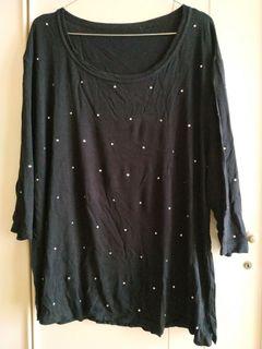 Diamond Studded Long Tee