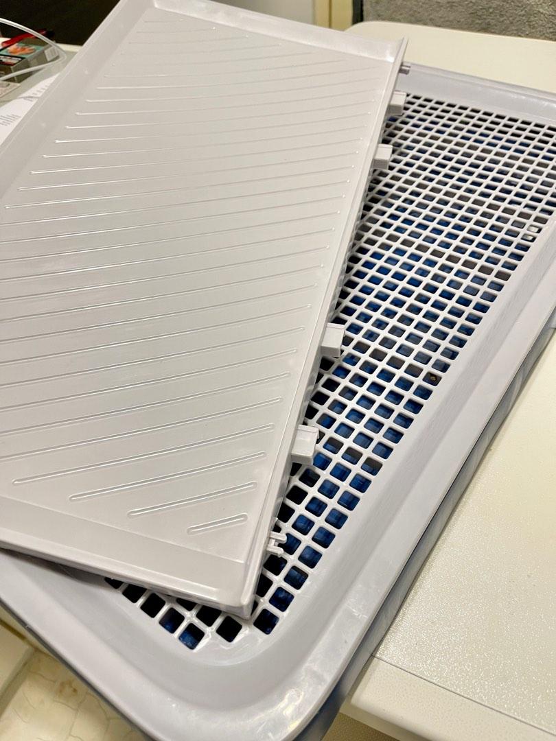 Dog Pee Tray with wall (large), Pet Supplies, Homes & Other Pet