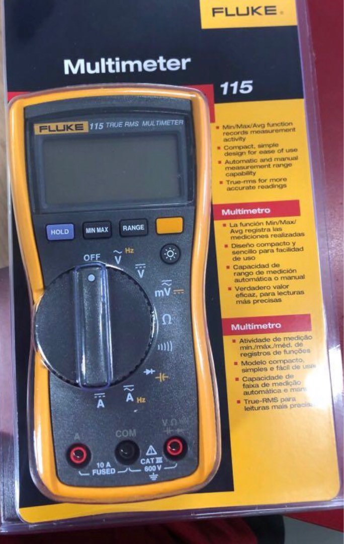 Fluke multimeter 115, TV & Home Appliances, Electrical, Adaptors