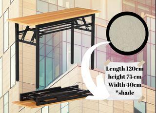 Foldable table with lalagyan sa ilalim negotiable