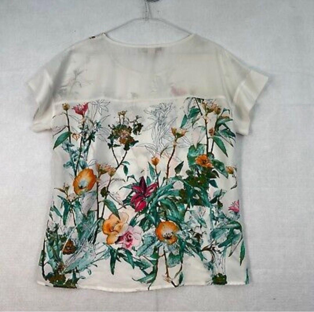 Floral chiffon blouse hot sale forever 21